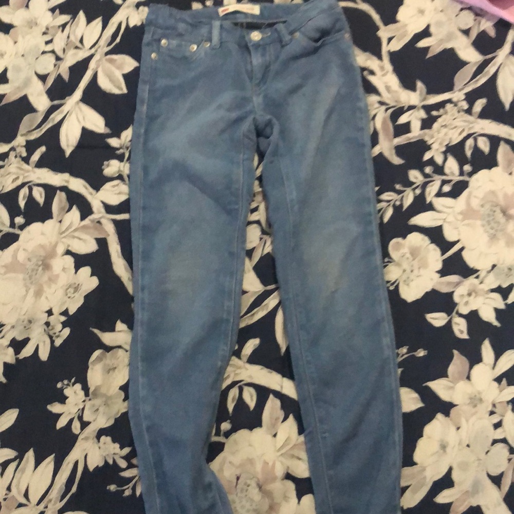 Levi’s Girls 7 regular soft skinny jeans